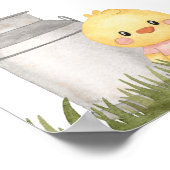 Farm Animals, Cute Animals, Baby Shower Welcome ポスター (角)