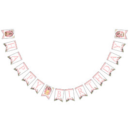 Farm Animals, Cute Animals, Barn, First Birthday バンティングフラッグ