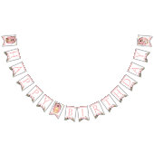 Farm Animals, Cute Animals, Barn, First Birthday バンティングフラッグ (全)