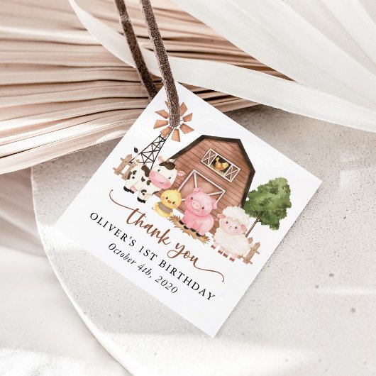 Farm Animals, Cute Animals, Barn, First Birthday フェイバータグ