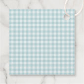 Farm Animals, Cute Animals, Blue Barn, Baby Shower フェイバータグ (裏面)