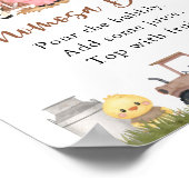 Farm Animals, Cute Animals, Brown Barn, Momosa Bar ポスター (角)