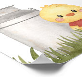 Farm Animals, Cute Animals, First Birthday Welcome ポスター (角)