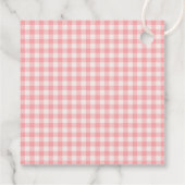 Farm Animals, Cute Animals, Pink Barn, Baby Shower フェイバータグ (裏面)