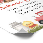 Farm Animals, Cute Animals, Red Barn, Momosa Bar ポスター (角)