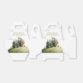Farm Animals Green Tractor Birthday フェイバーボックス (折り畳みなし)