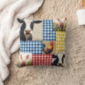 Farm Animals Quilt Pattern クッション (ブランケット)