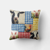 Farm Animals Quilt Pattern クッション (裏面)