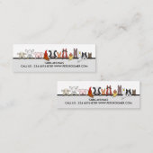 Farm Animals Sheep Chicken Cow customer small スキニー名刺 (正面/裏面)