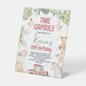 Farm Animals Time Capsule Table Sign 台座サイン (正面)