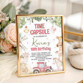 Farm Animals Time Capsule Table Sign 台座サイン