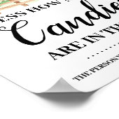 Farm Animasキャンディーの赤ちゃんシャワーゲーム数 ポスター (角)