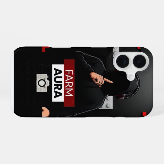 “Farm Aura” cell phone case iPhone 16ケース (裏面横)
