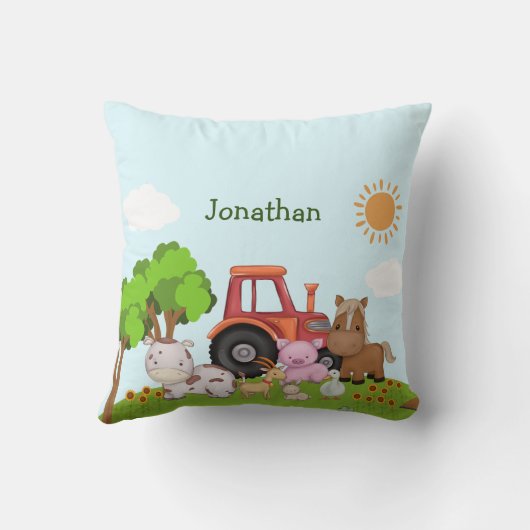 Farm Barnyard クッション (裏面)