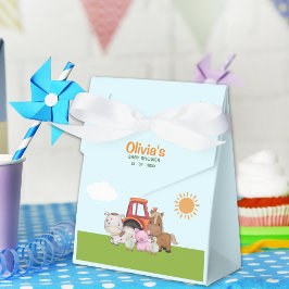 Farm Barnyard Baby Shower フェイバーボックス