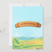 FARM BOY 3rd BIRTHDAY INVITATION THREE-I-I-I-O 招待状 (裏面)