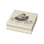 Farm Chicks Wooden Stamp ラバースタンプ (スタンプ)