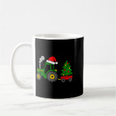 Farm Christmas Tractor Tree Xmas Truck Boys Kids T コーヒーマグカップ (左)