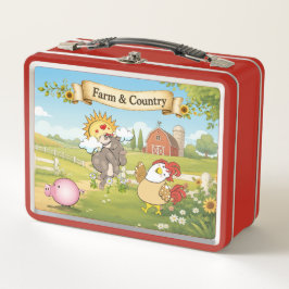 Farm & Country ランチボックス – かわいい動物たちの学校 