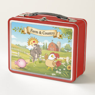 Farm & Country ランチボックス – かわいい動物たちの学校