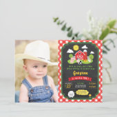 Farm Cowboyの誕生日の招待 招待状 (スタンド正面)