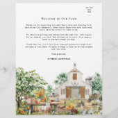 Farm CSA Welcome | Small Homestead チラシ (正面)