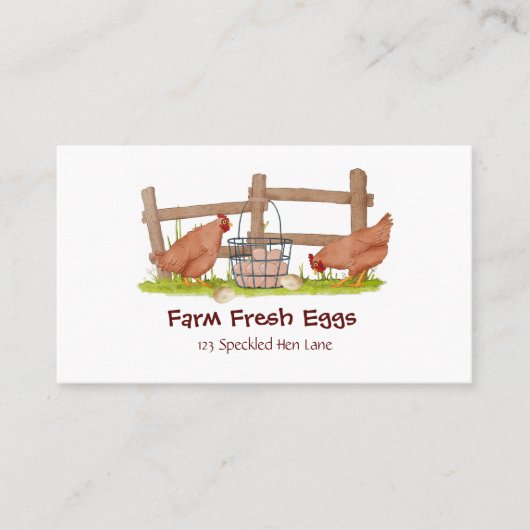 Farm Eggs 名刺 (正面)