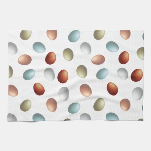 Farm eggs Kitchen towel キッチンタオル (横)