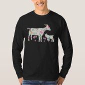 Farm Flower Goat Tシャツ (正面)