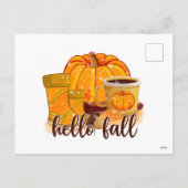 Farm Fresh Autumn Harvest Quote シーズンポストカード (裏面)