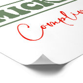 farm fresh christmas tree2 ポスター (角)