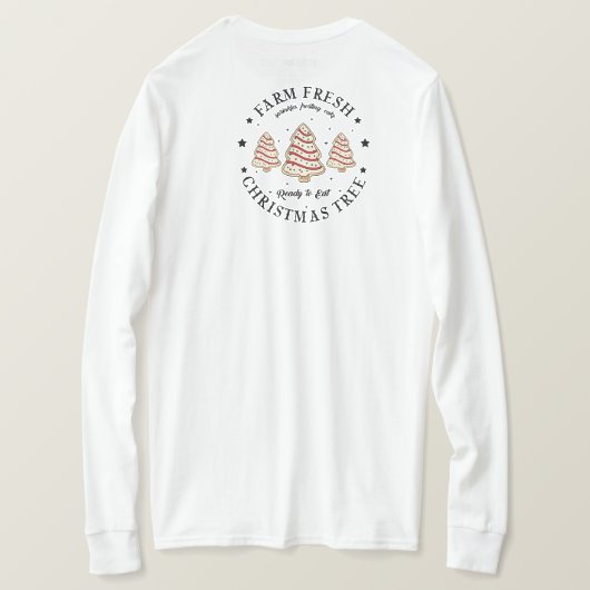 Farm Fresh Christmas Tree Tシャツ (デザイン裏面)