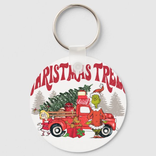 farm fresh christmas trees grinch キーホルダー (正面)