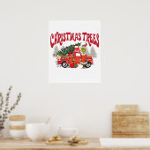 farm fresh christmas trees grinch ポスター (キッチン)