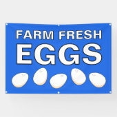 Farm Fresh Eggs Banner 横断幕 (横)
