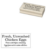 Farm Fresh Eggs | Monogram Egg Carton ラバースタンプ (押印)