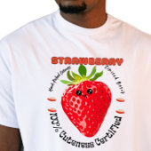Farm Fresh Fruit Label Strawberry  Tシャツ