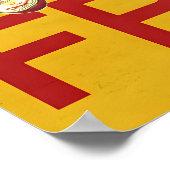 Farm Fresh Fruits Poster Retro Farmers Market ポスター (角)