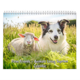 Farm Friends ~一緒に暮らす動物たち カレンダー