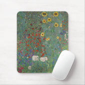 Farm Garden Sunflowers by Gustav Klimt Painting マウスパッド (マウス)