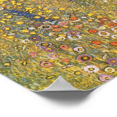 Farm Garden With Crucifix By Gustav Klimt ポスター (角)