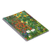 Farm Garden with Sunflowers, beautiful artwork ノートブック (右側)
