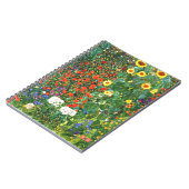 Farm Garden with Sunflowers, beautiful artwork ノートブック (左側)