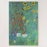 Farm Garden with Sunflowers by Gustav Klimt ジグソーパズル<br><div class="desc">Please visit my store for more interesting design and more color choice.
=> zazzle.com/colorfulworld*</div>