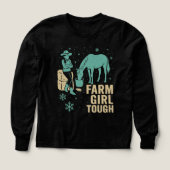 Farm Girl Tough Western long sleeve- Winter  (デザイン正面)
