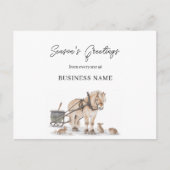 Farm Horse Business Logo クリスマス (正面)