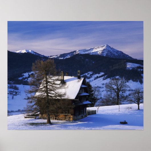 Farm house and Mount Rigi and Pilatus, ポスター (正面)