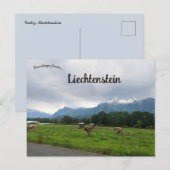 Farm in Vaduz Liechtenstein ポストカード (正面/裏面)