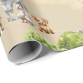 Farm Land Seamless Pattern Craft and ラッピングペーパー (ロールコーナー)