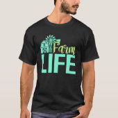Farm Life Farmers Tractor Farming Tシャツ (正面)